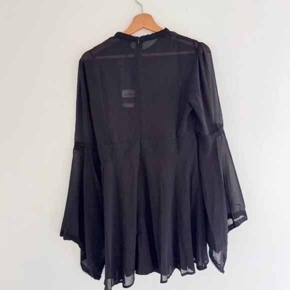 Killstar Begone Long Sleeve Mini Dress Large - Picture 7 of 7